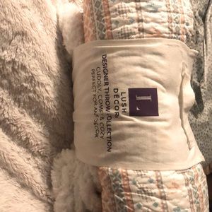 Lush Decor Sherpa Quilted Throw